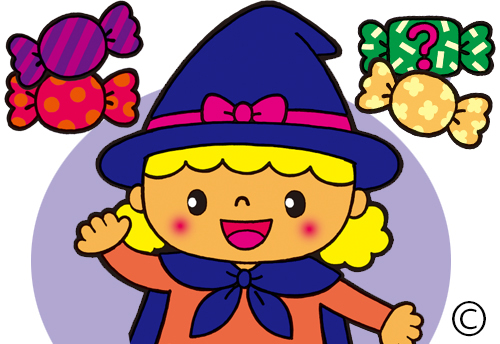 ハロウィンのふしぎなキャンディ