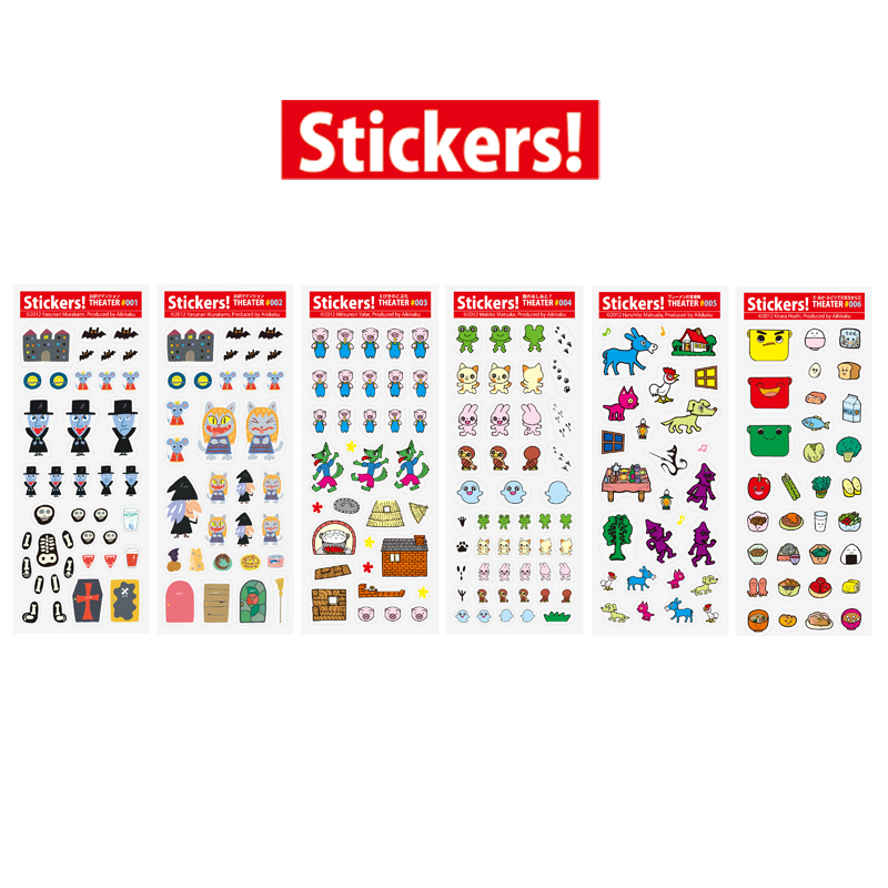 Stickers!　６枚セット